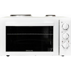 Davoline Star 3506 WH Ηλεκτρικό Φουρνάκι 38lt με 2 Εστίες Λευκό Davoline Star 3506 WH Ηλεκτρικό Φουρνάκι 38lt με 2 Εστίες Λευκό